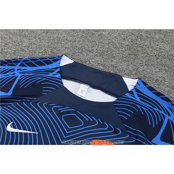 Chandal del Paises Bajos 22-23 Manga Corta Azul - Pantalon Corto